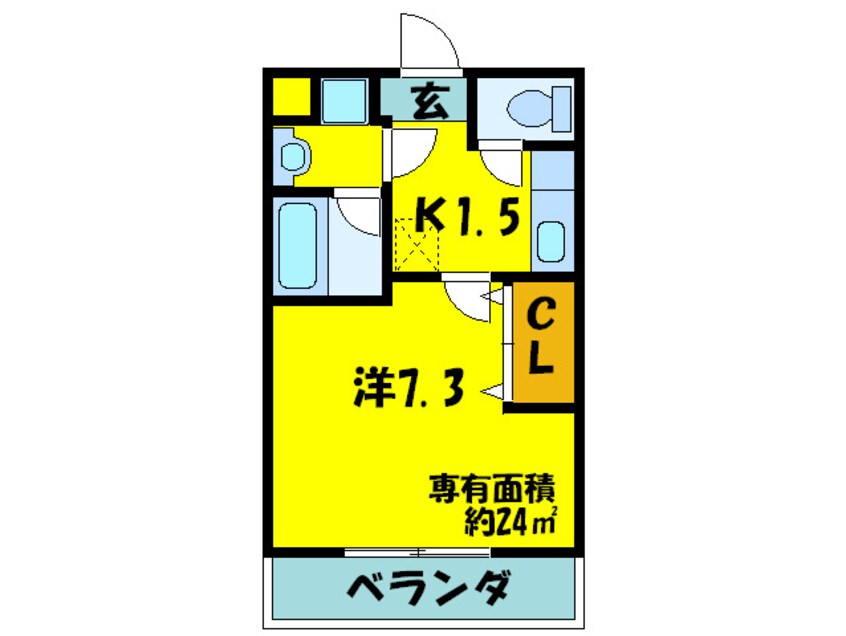 間取図 フジパレス高見の里Ⅰ番館