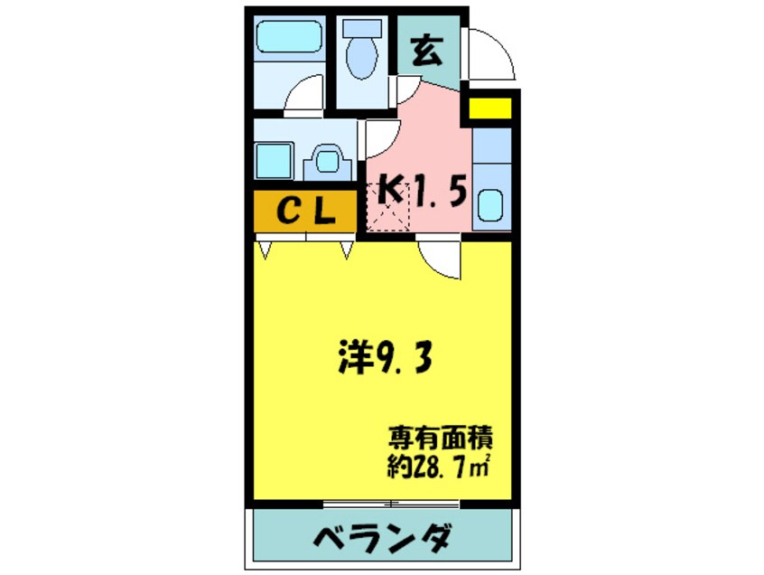 間取図 フジパレス高見の里Ⅰ番館