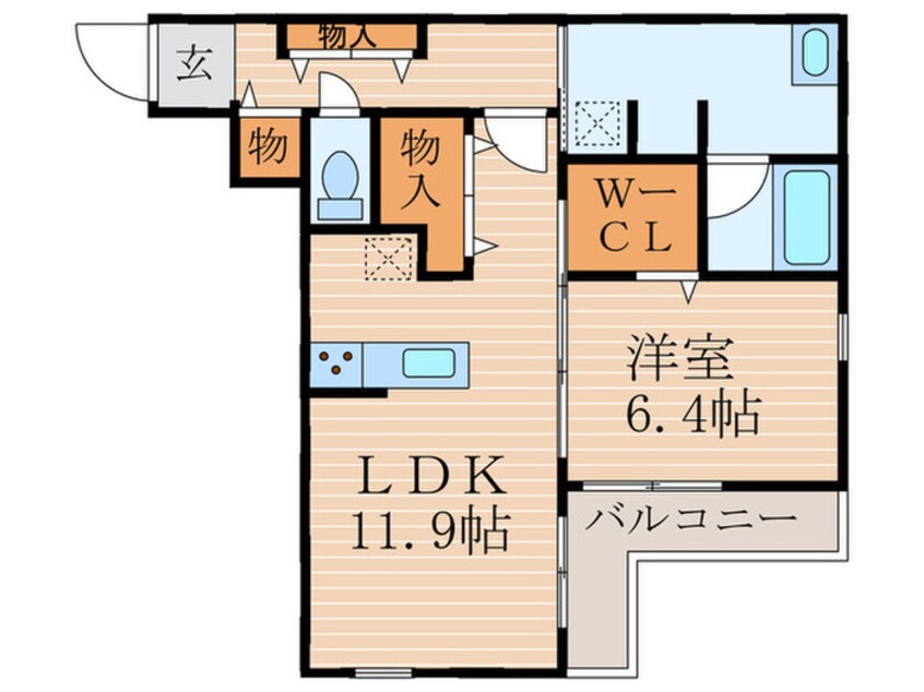 間取図 ウィステリア明石Ⅱ