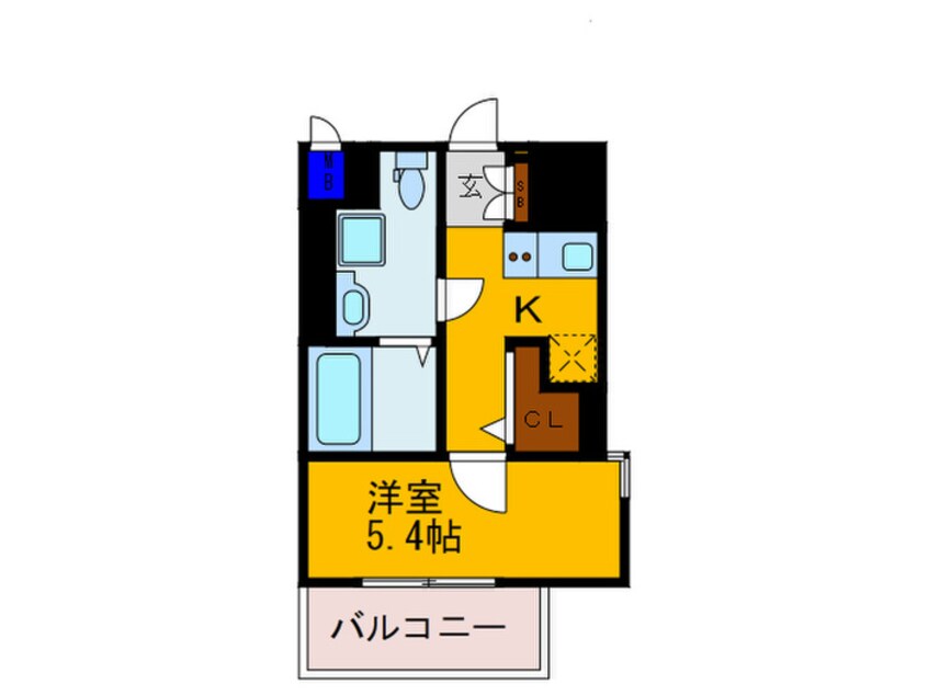 間取図 Grandi Utsubo Park