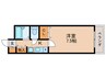 グレース曽根 1Kの間取り