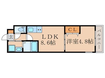 間取図 クレアーレ伏見南