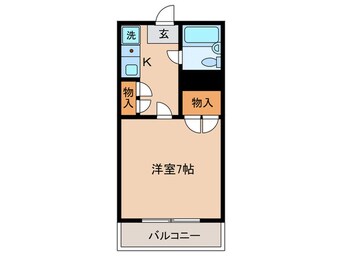 間取図 シャトー朝霧