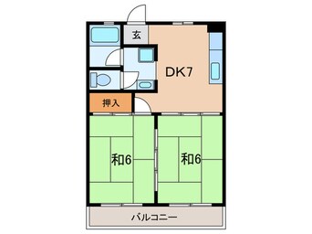 間取図 シャトー朝霧