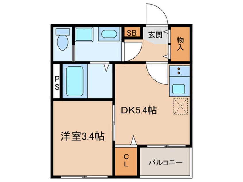 間取図 ＧＬＯＷＩＬＬ東三国