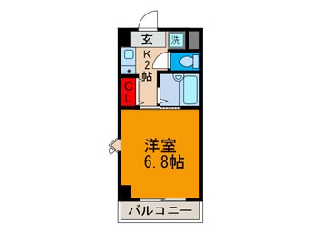 間取図 ブルグリンコ－ト布施駅前