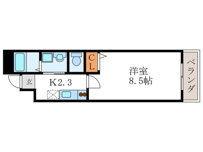 間取り図 MESA　VERDE　西陣
