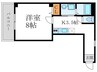 MESA　VERDE　西陣 1Kの間取り