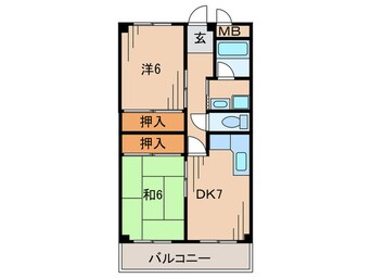 間取図 エスポワ－ルコナカビル