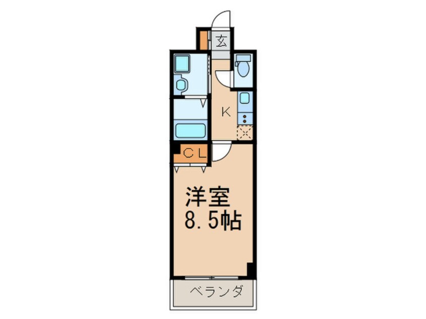 間取図 ノステルコ－ト塚口