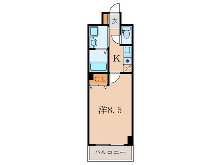 間取図 ノステルコ－ト塚口