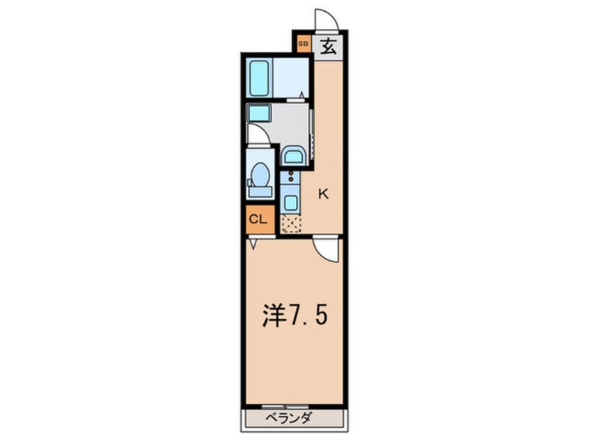 間取図 ウィズナスコート南塚口