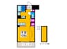 Ｐ・Ｓマンション中加賀屋 1Rの間取り