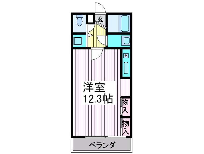 間取図 フォレステ－ジュ靭公園