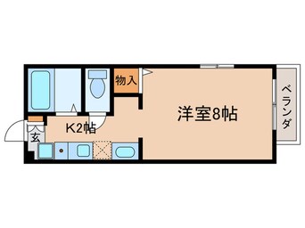 間取図 サンライズ奥谷A棟