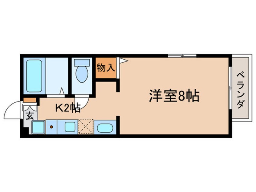 間取図 サンライズ奥谷A棟