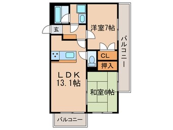 間取図 サンライズ城陽