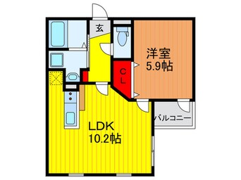 間取図 リアライズ鶴見諸口