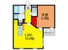 リアライズ鶴見諸口 1LDKの間取り