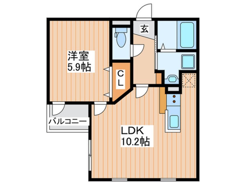 間取図 リアライズ鶴見諸口