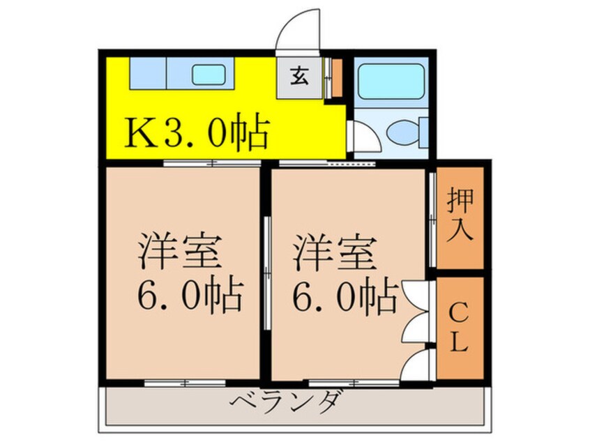 間取図 南茨木ハイツ