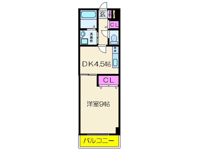 間取図 フォレスト阿倍野