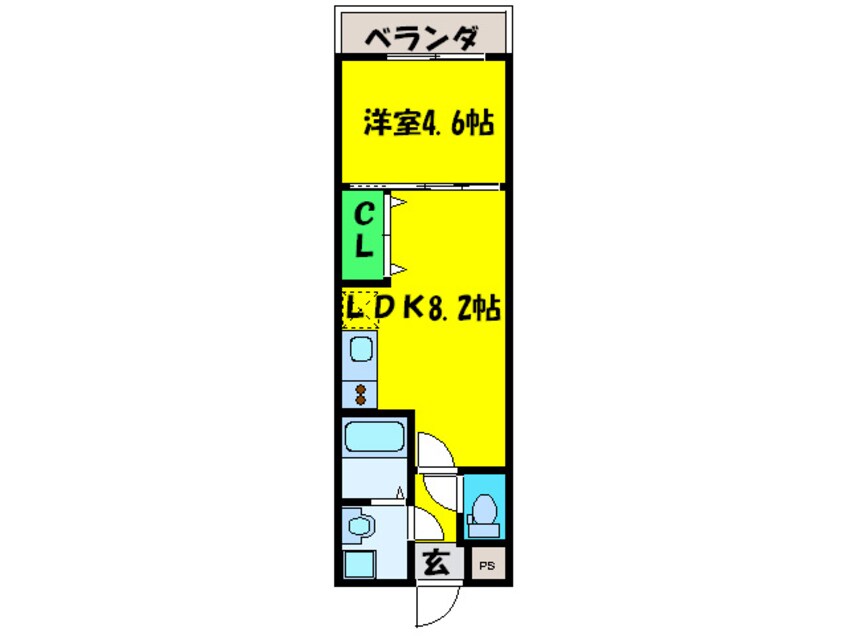 間取図 フジパレス堺大浜Ⅲ番館