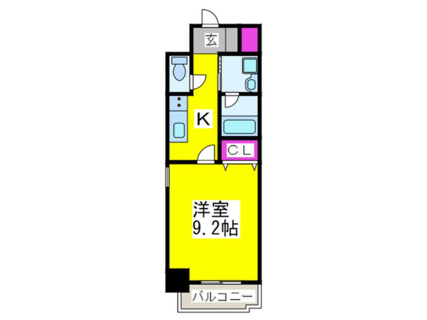 間取図 TKアンバーコート津久野