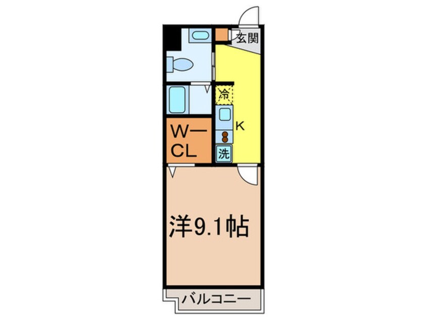 間取図 Grarge　Sannomiya