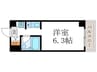 ウエストアベニュー 1Rの間取り