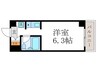 ウエストアベニュー 1Rの間取り