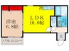 ﾌｼﾞﾊﾟﾚｽ吹田中の島公園Ⅰ番館 1LDKの間取り