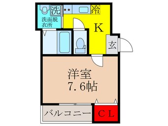 間取図 ﾌｼﾞﾊﾟﾚｽ吹田中の島公園Ⅰ番館