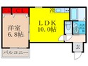 ﾌｼﾞﾊﾟﾚｽ吹田中の島公園Ⅰ番館の間取図