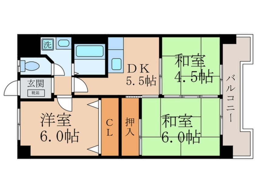 間取図 ウイング21