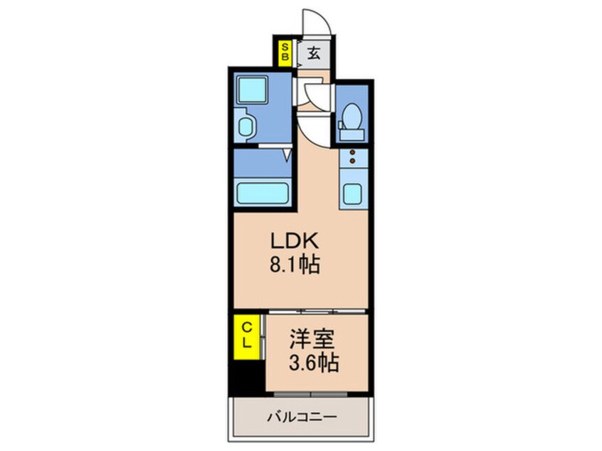 間取図 LIVIAZ KOBE LaMer