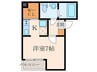 CASA武庫川Ⅱ 1Kの間取り