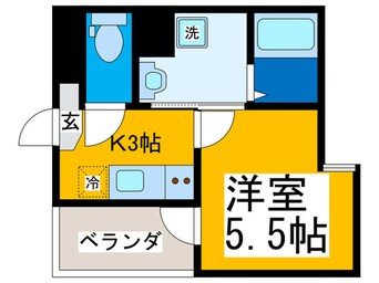 間取図 グランエクラ天下茶屋