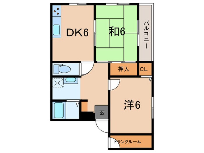 間取り図 メープルハイツ