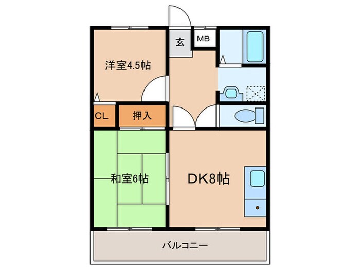 間取り図 メープルハイツ