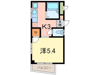 間取図 ジョイフル　イン　オカモト