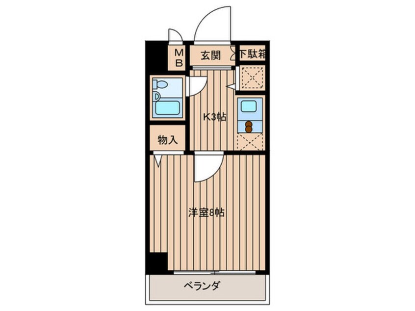 間取図 ラーク浜田ビル