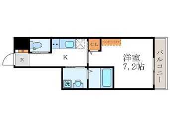 間取図 ドムール西院寿