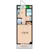 epoch 昭和町 1Kの間取り