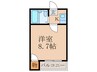 ハイツすぎさ２番館 1Kの間取り