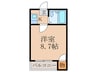 ハイツすぎさ２番館 1Kの間取り