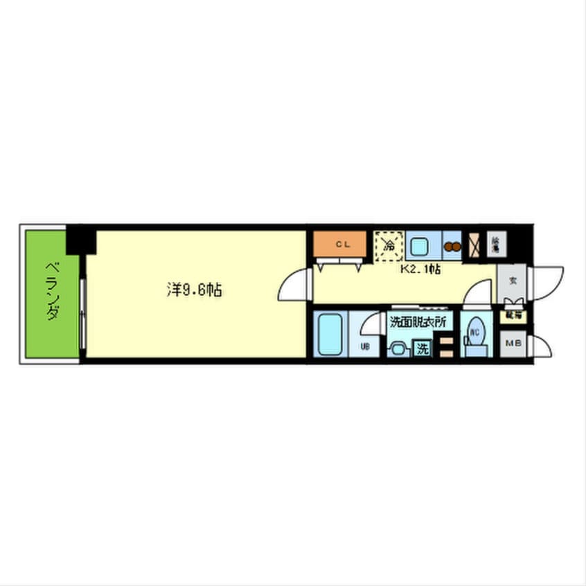 間取図 プライム西洞院