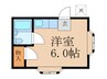 穂積ビル 1Rの間取り