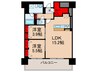 Refisia箕面船場 2LDKの間取り