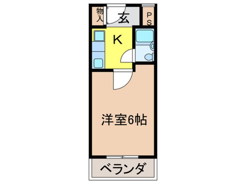 間取図 ｾﾙﾌﾊｲﾑ茨木